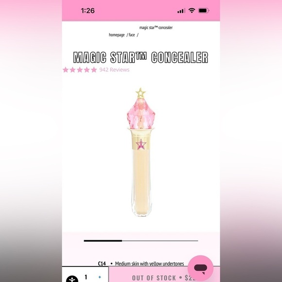 NEW in the BOX JEFFREE STAR MAGIC STAR Concealer - Picture 4 of 9